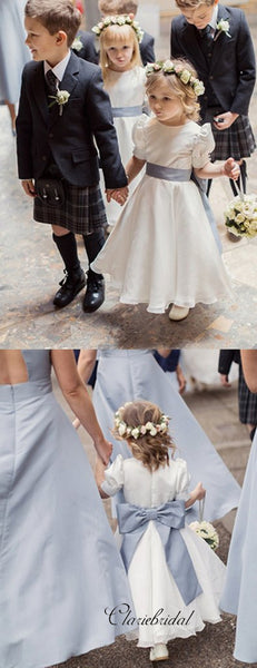 Princess Flower Girl Dresses, A-line Little Girl Wedding Dresses