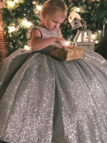 flower girl dresses with bling