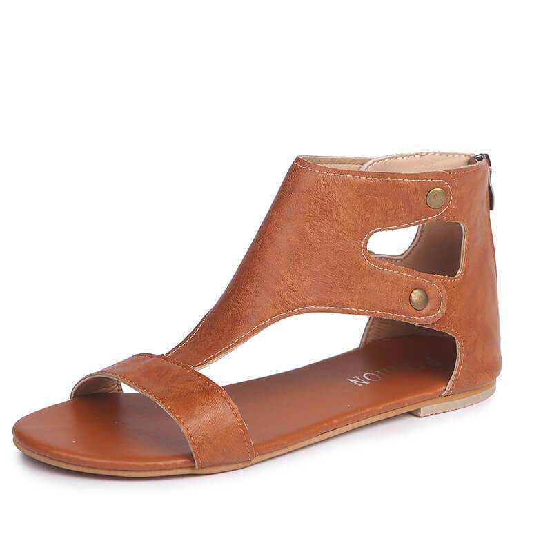 soft leather boho sandals