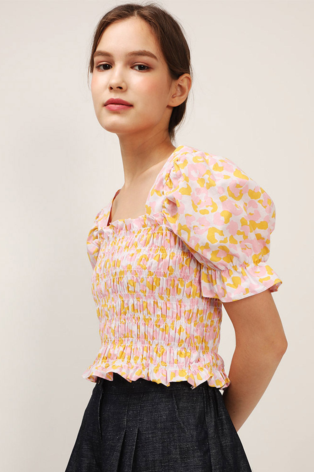 Annie Floral Smocked Top | Women's Shirts & Blouses | storets