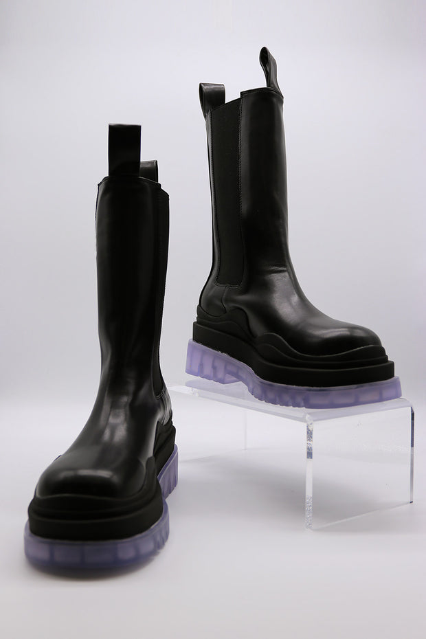 Chunky Platform Slip On Boots | Women's 