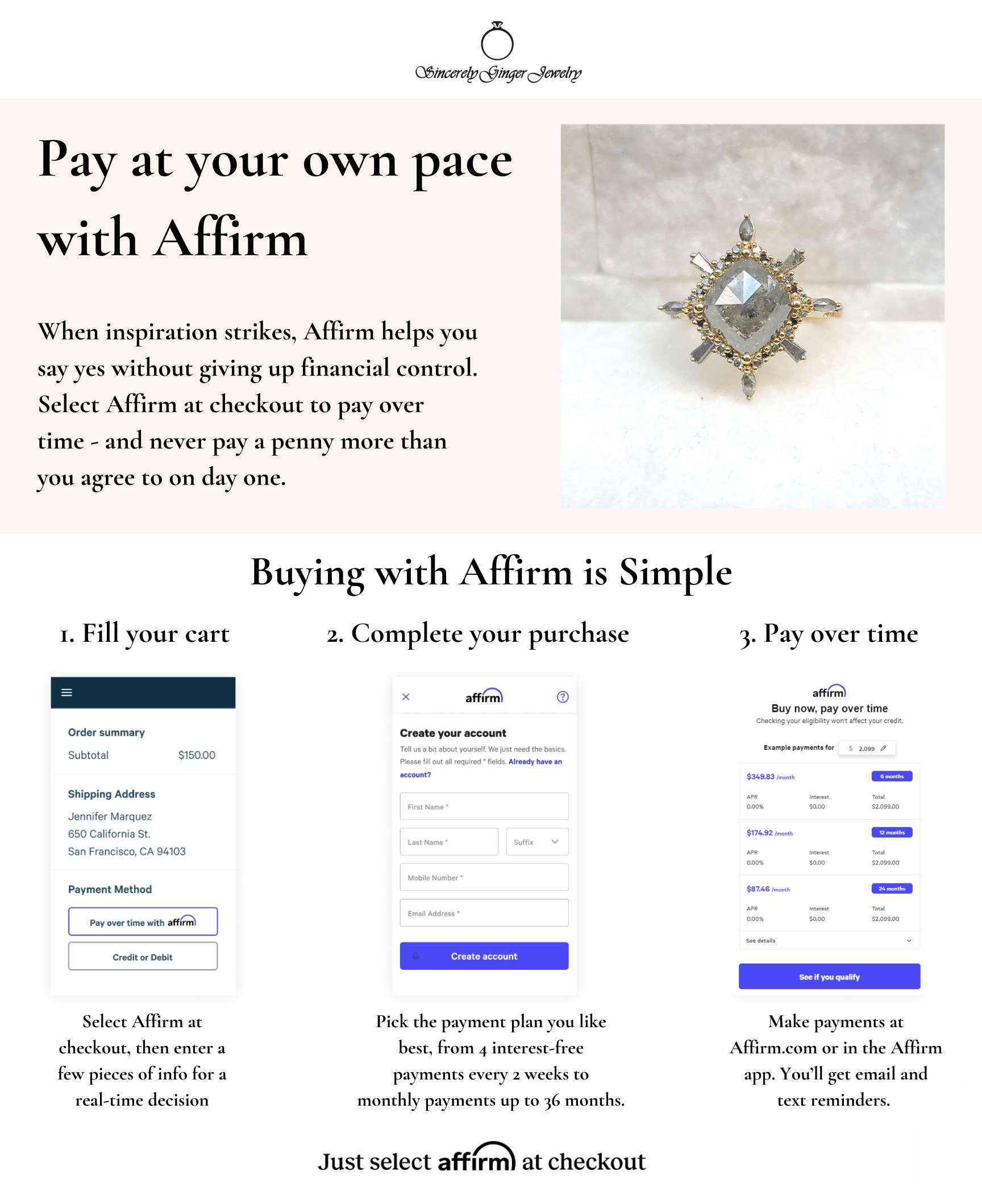 Pay with Affirm