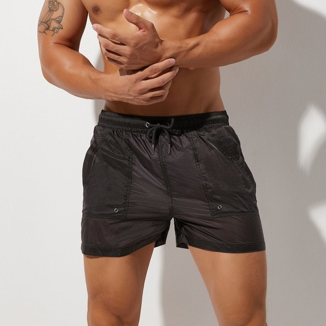 Men Summer Translucent Lining Short ,Swim Trunks | eBay