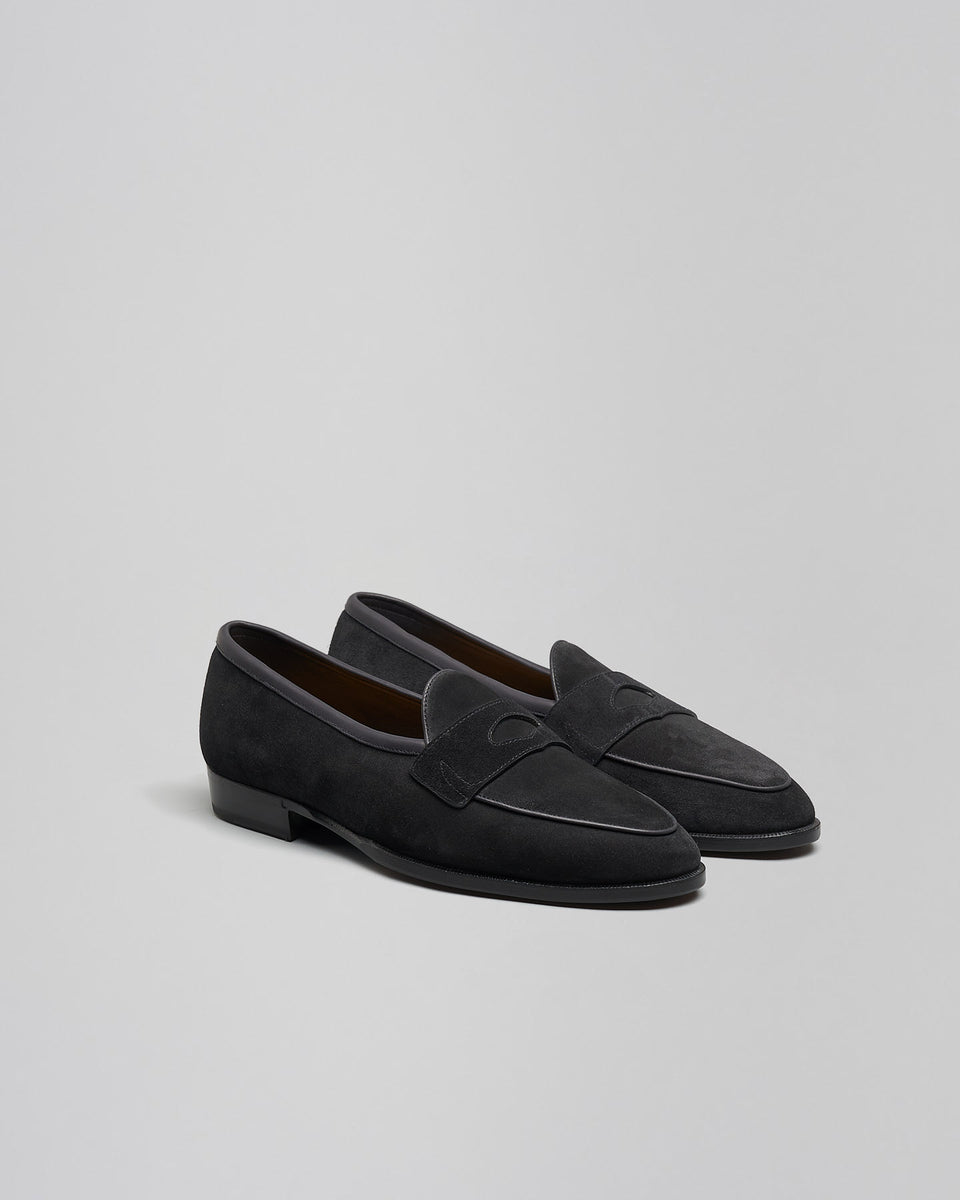 Baudoin & Lange | Fenelon | Suede | Black | The Hand