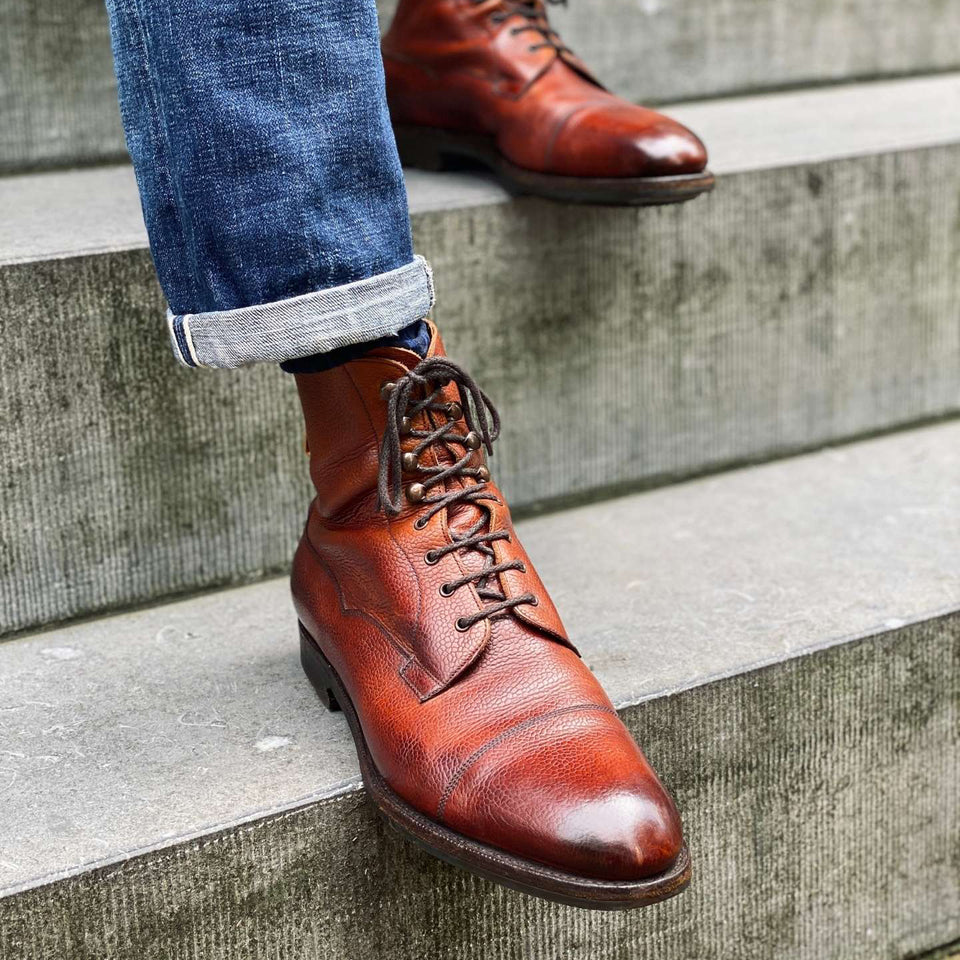 Edward Green | Galway | Country Calf | Rosewood | The Hand
