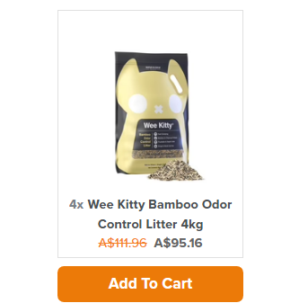 Wee Kitty Bamboo Odor Control Litter