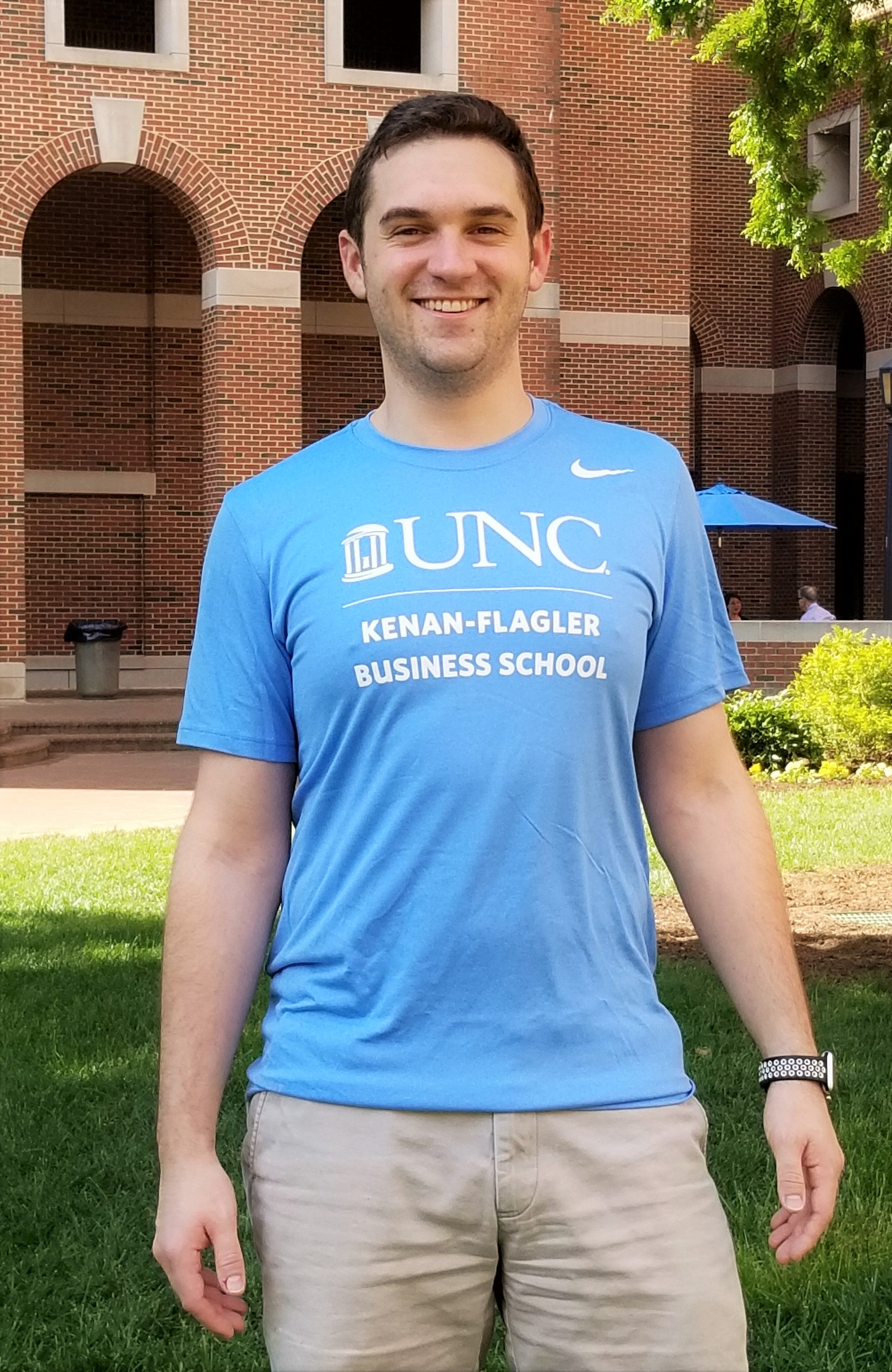 carolina blue dri fit shirt