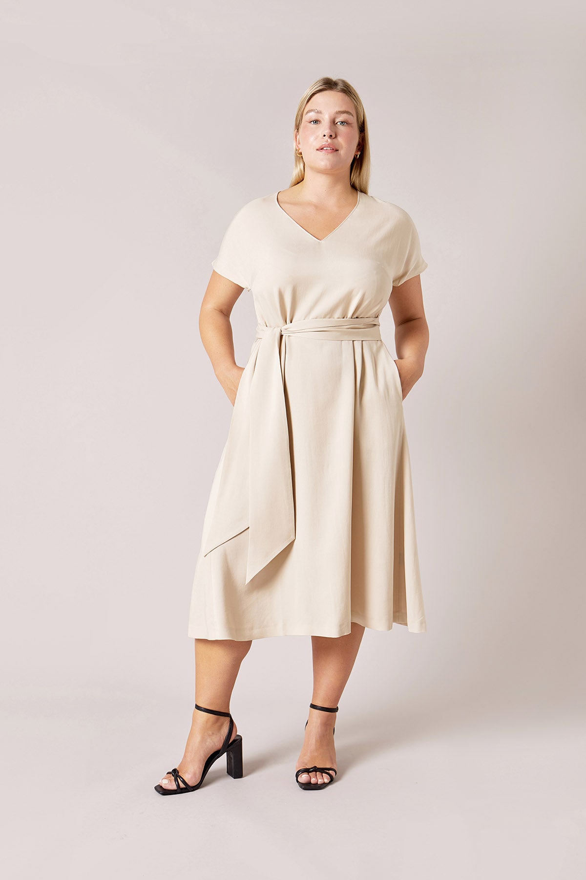 Tencel CrÃ¨me Latte Dress