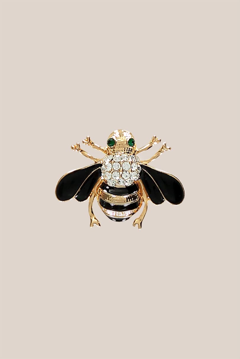 Gold-tone Bee Brooch