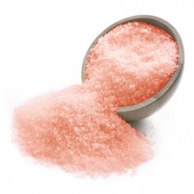 pink himalayan salt in our body scrubs