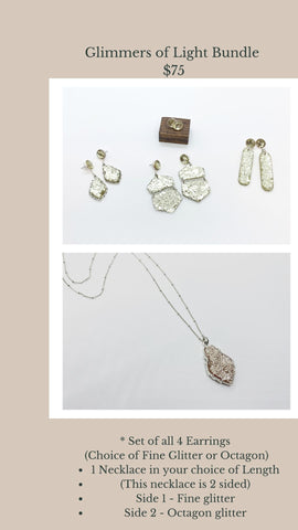 Glimmers of Light Necklace & Earrings Bundle 