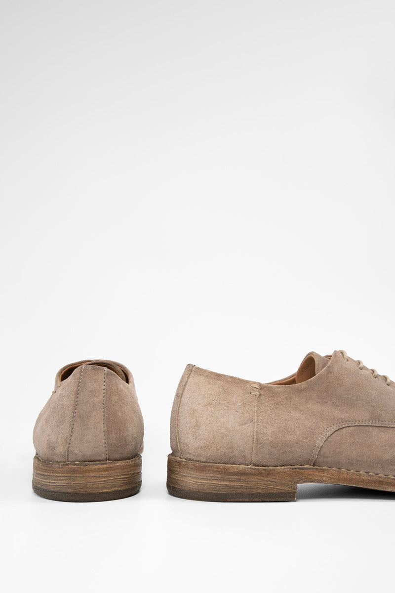 HAVEN sandstone suede apron derby shoes. – UNTAMED STREET