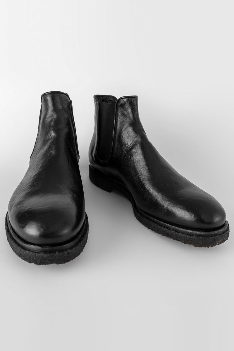 BROMPTON charcoal-black men chelsea boots | untamed street – UNTAMED STREET