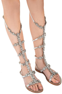 crystal gladiator heels