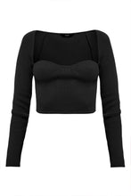 Load image into Gallery viewer, Bustier Top - Black