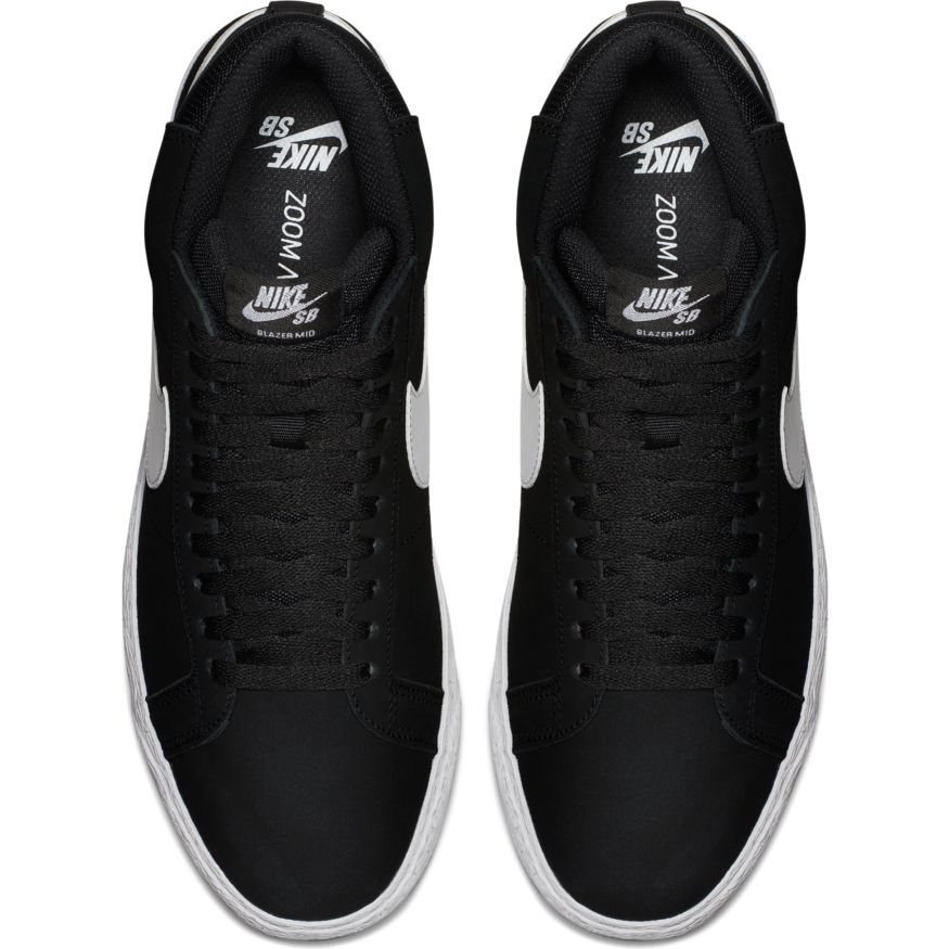 Nuez Soportar Fanático Zapatillas Nike SB Blazer Mid 'Negro/Blanco' – Devil Skate Shop