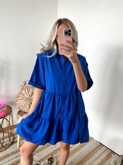 [RESTOCK] ONE TOO MANY BUTTON DOWN DRESS!