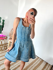 Well Known Denim Dress