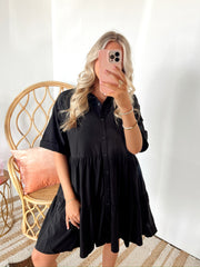 [RESTOCK] ONE TOO MANY BUTTON DOWN DRESS!