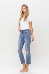 JOLEEN DISTRESSED JEANS [ONLINE EXCLUSIVE]