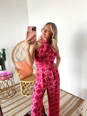 Sunset Drive Printed Jumpsuit