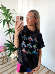 Wild Mustang Neon T-Shirt