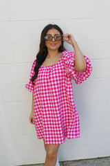 Adore You Gingham Dress