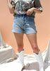 SIZE SMALL Arlo Cuffed Denim Shorts