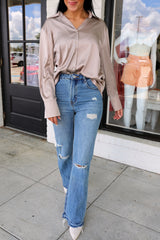 Bodie Relaxed Fit Denim Flares
