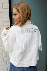 Bride Sequin Denim Jacket