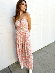 Fired Up Printed Jumpsuit