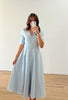 SIZE MEDIUM Blue Steel Belted Dress