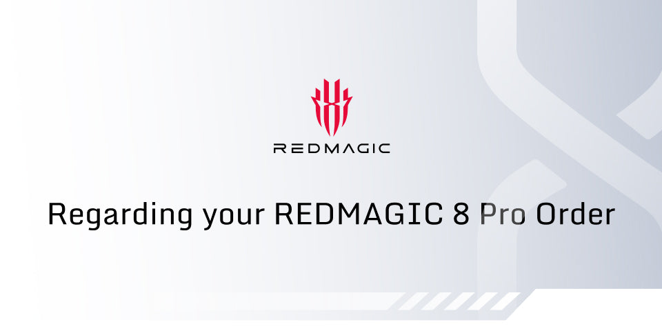 Aviso de envío de REDMAGIC 8 Pro