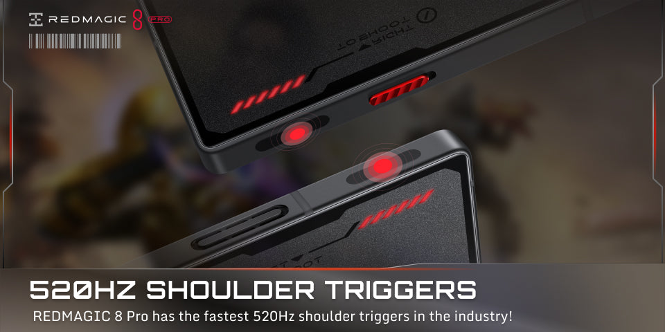 REDMAGIC 8 Pro 520Hz Gaming Shoulder Triggers