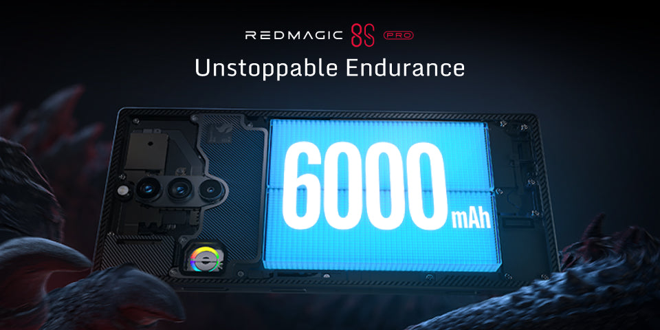Batería REDMAGIC 8S Pro 6000mAh+Carga Rápida
