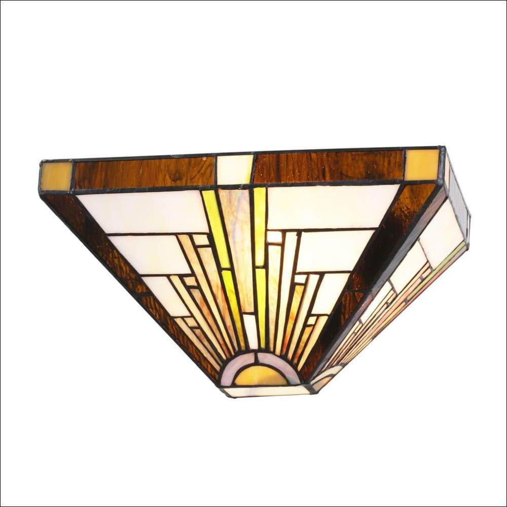 stained glass wall lamp