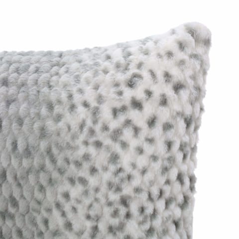 gray throw pillow