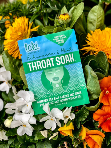 laki naturals, throat soak, natural remedies