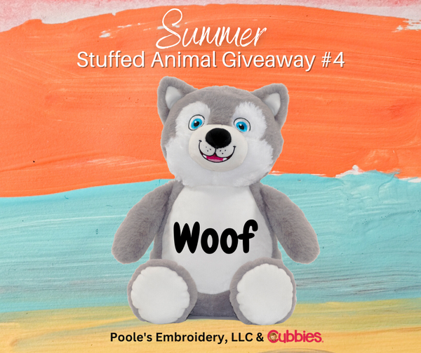 Summer Stuffed Animal Giveaway #4