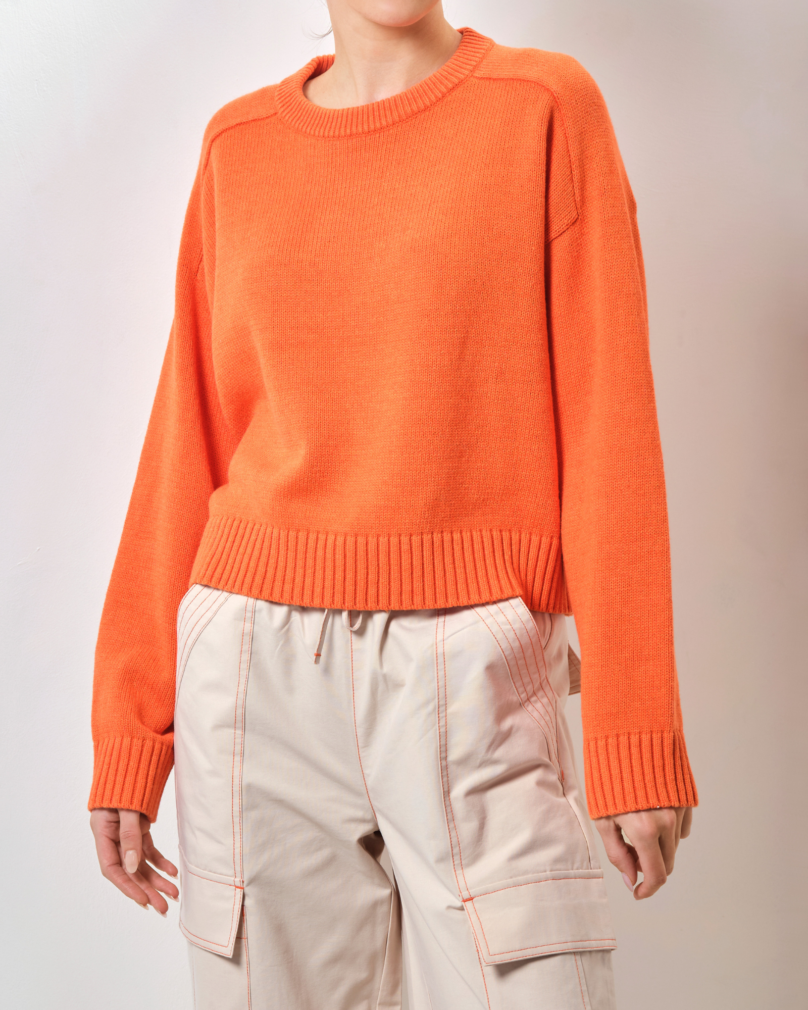 Seville Knit Jumper - Orange