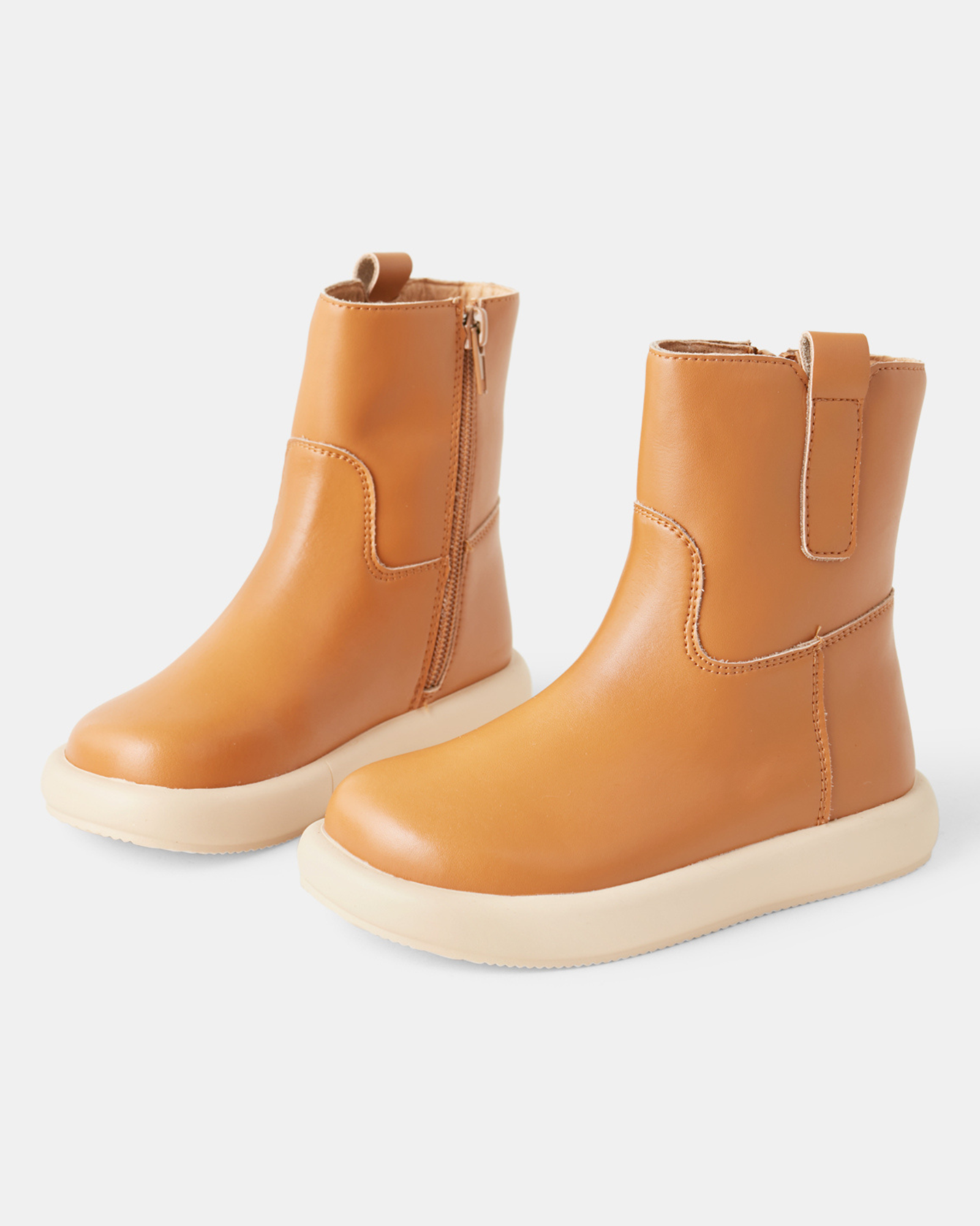 Harrie Leather Boot - Tan