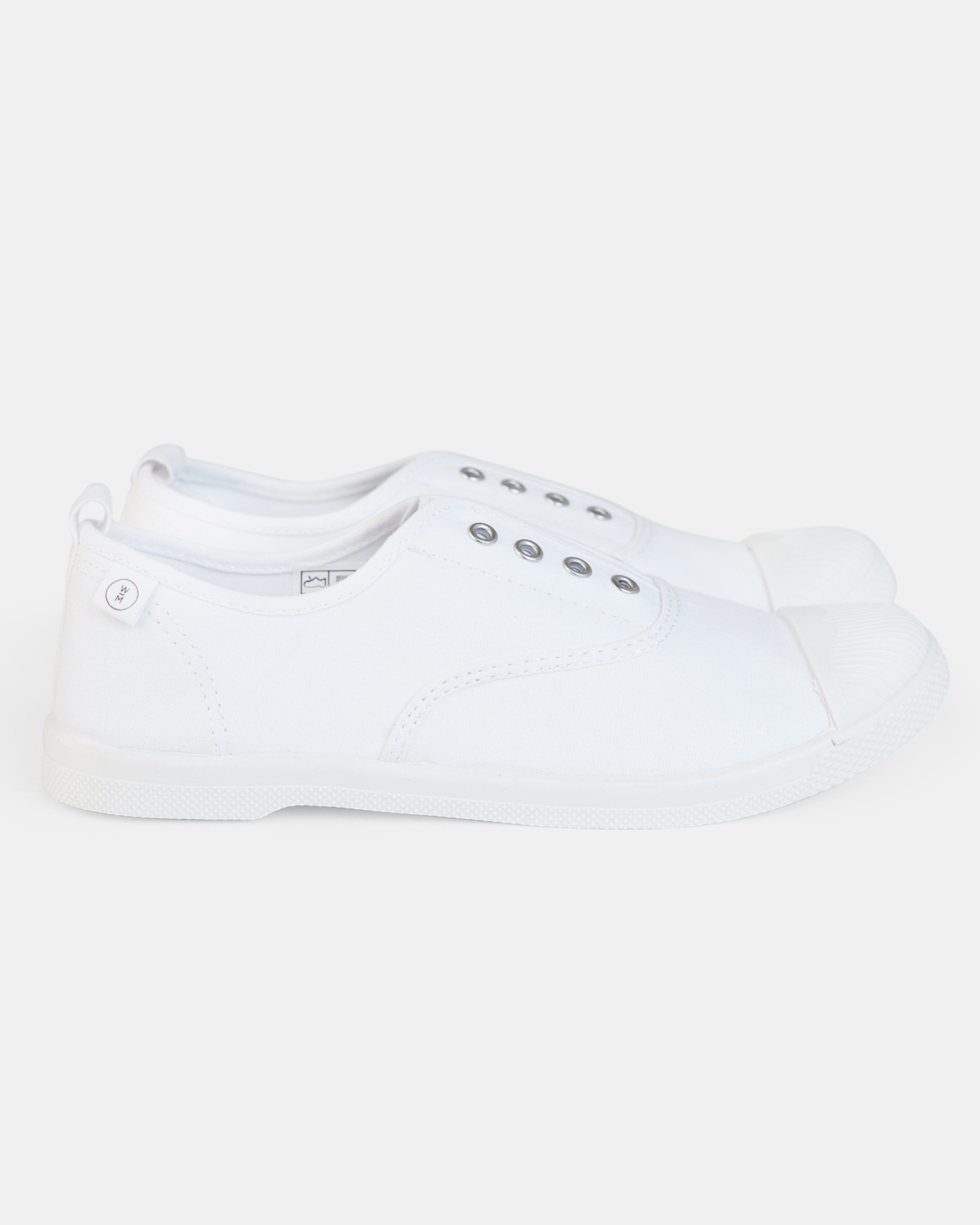 Euro Canvas Plimsole - White