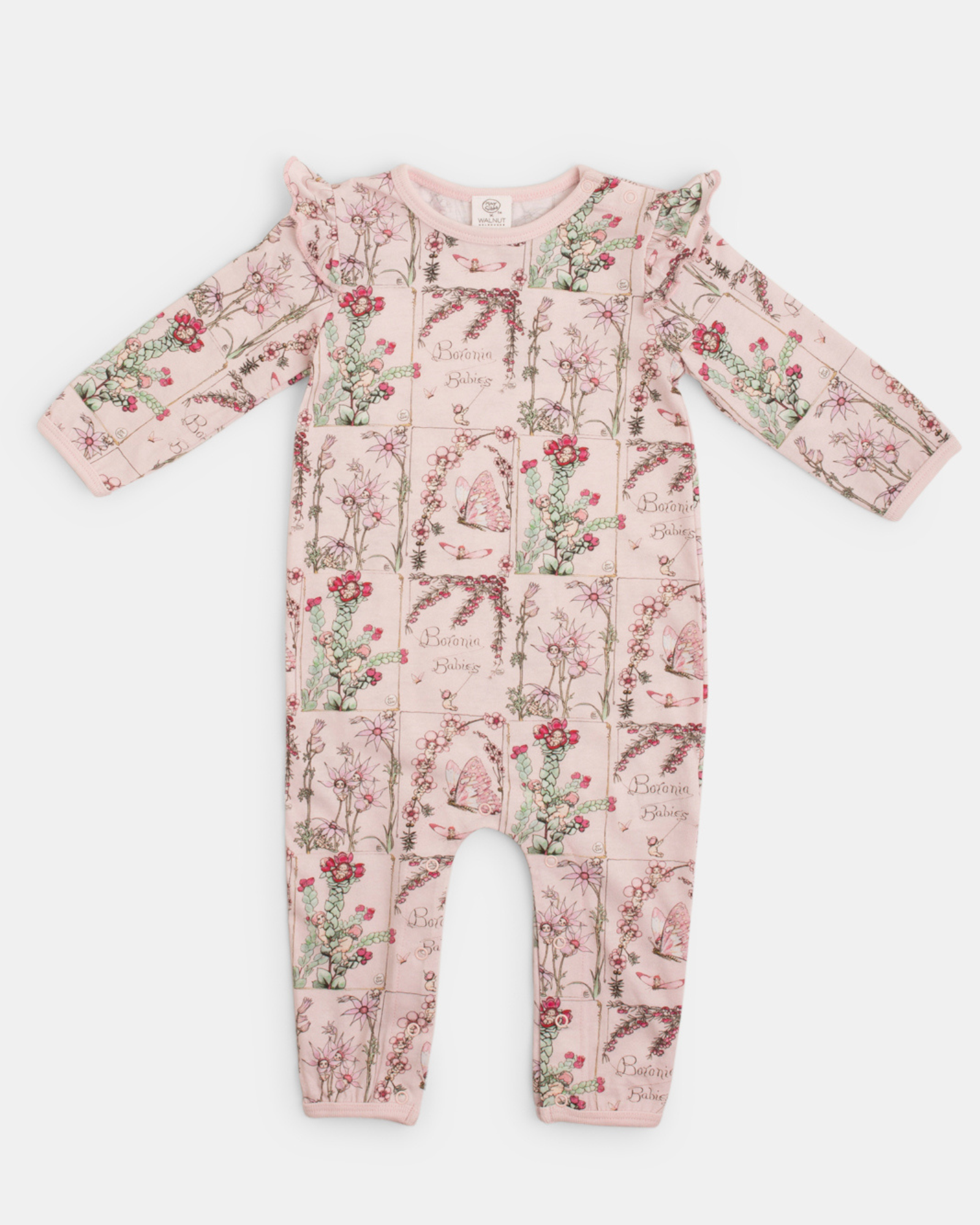 May Gibbs Scout Frill Onesie - Floral Babies