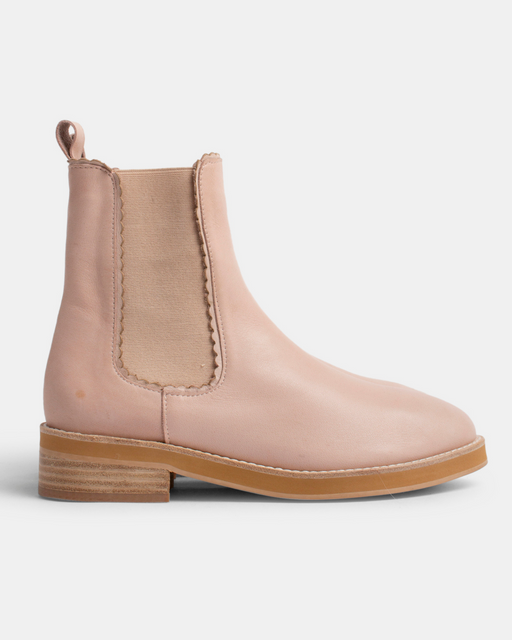 Taz Leather Boot - Pink — Walnut
