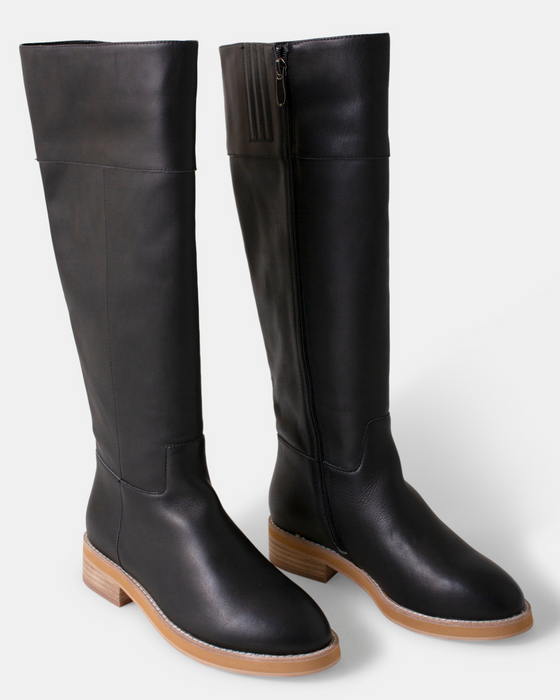 Camile Leather Boot - Black — Walnut Melbourne