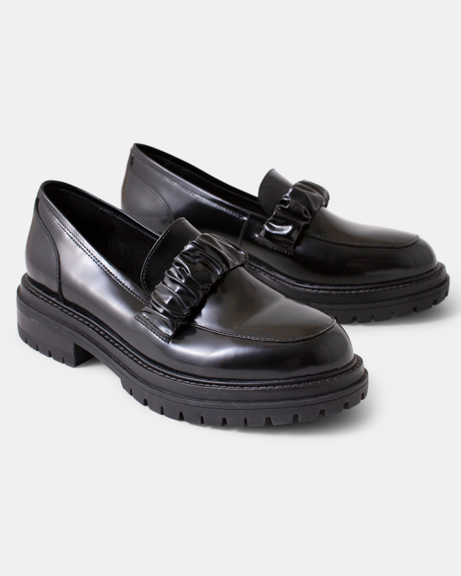 Owen Leather Loafer - Black Shine