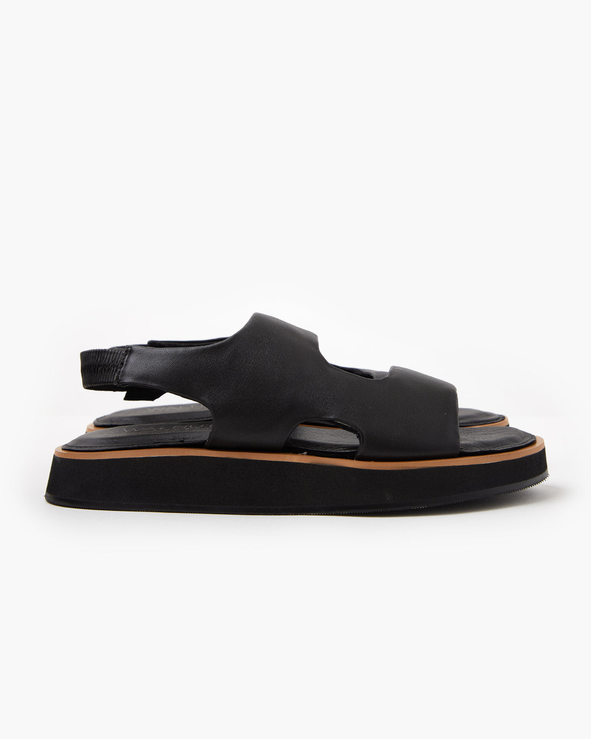 Cruz Leather Sandal - Black