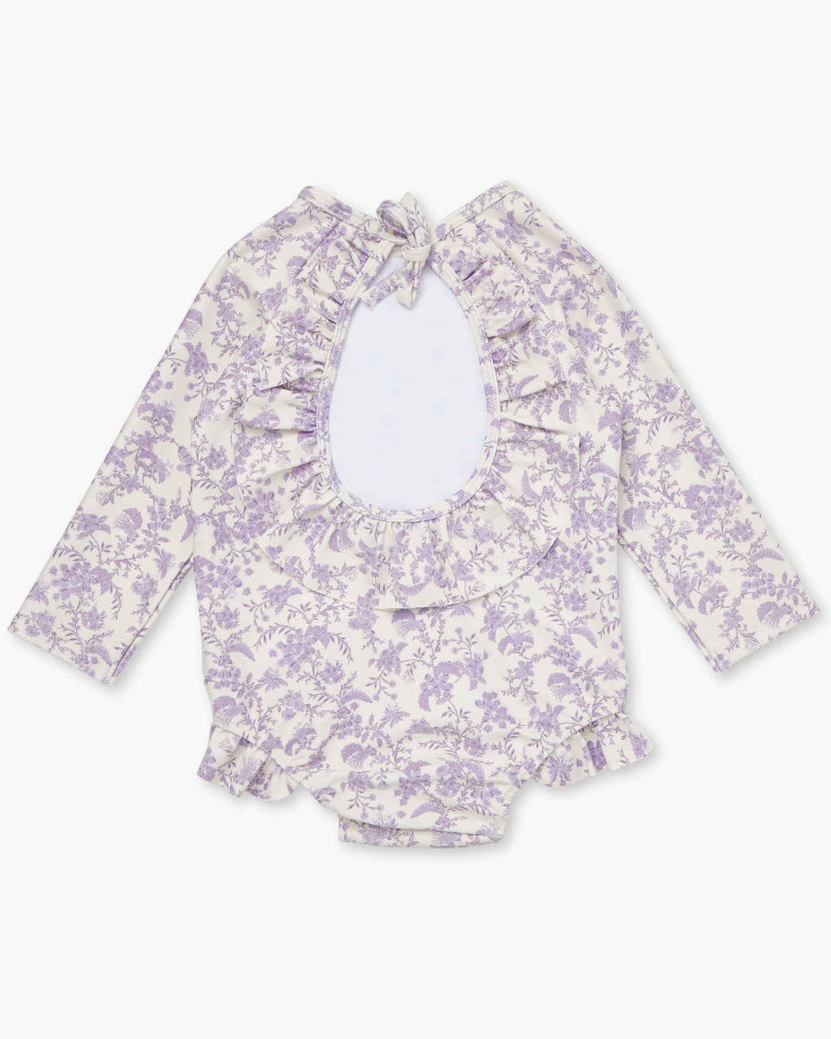 Evie Long Sleeve Bather - Whimsy Lilac