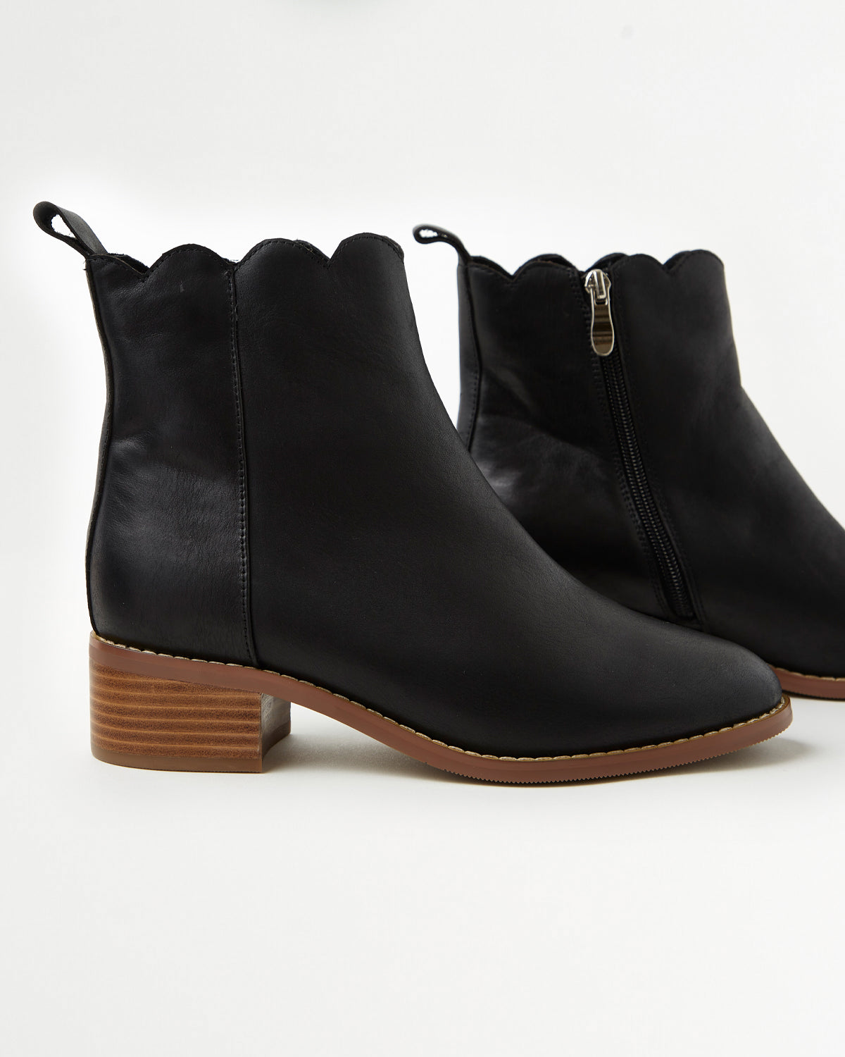 Gemma Leather Boot - Black