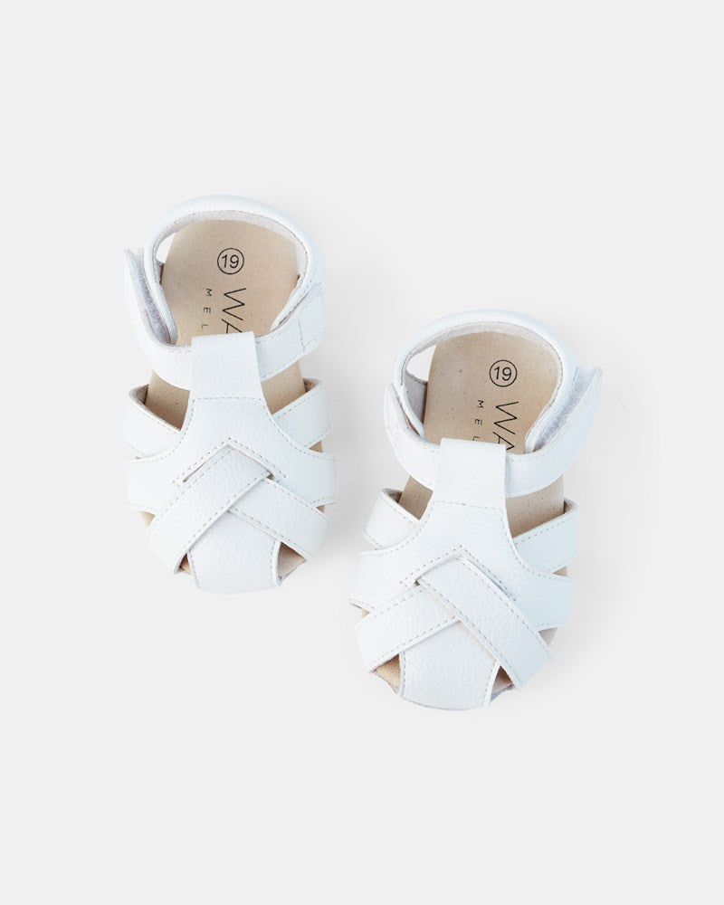 Mini Brady Sandal - White